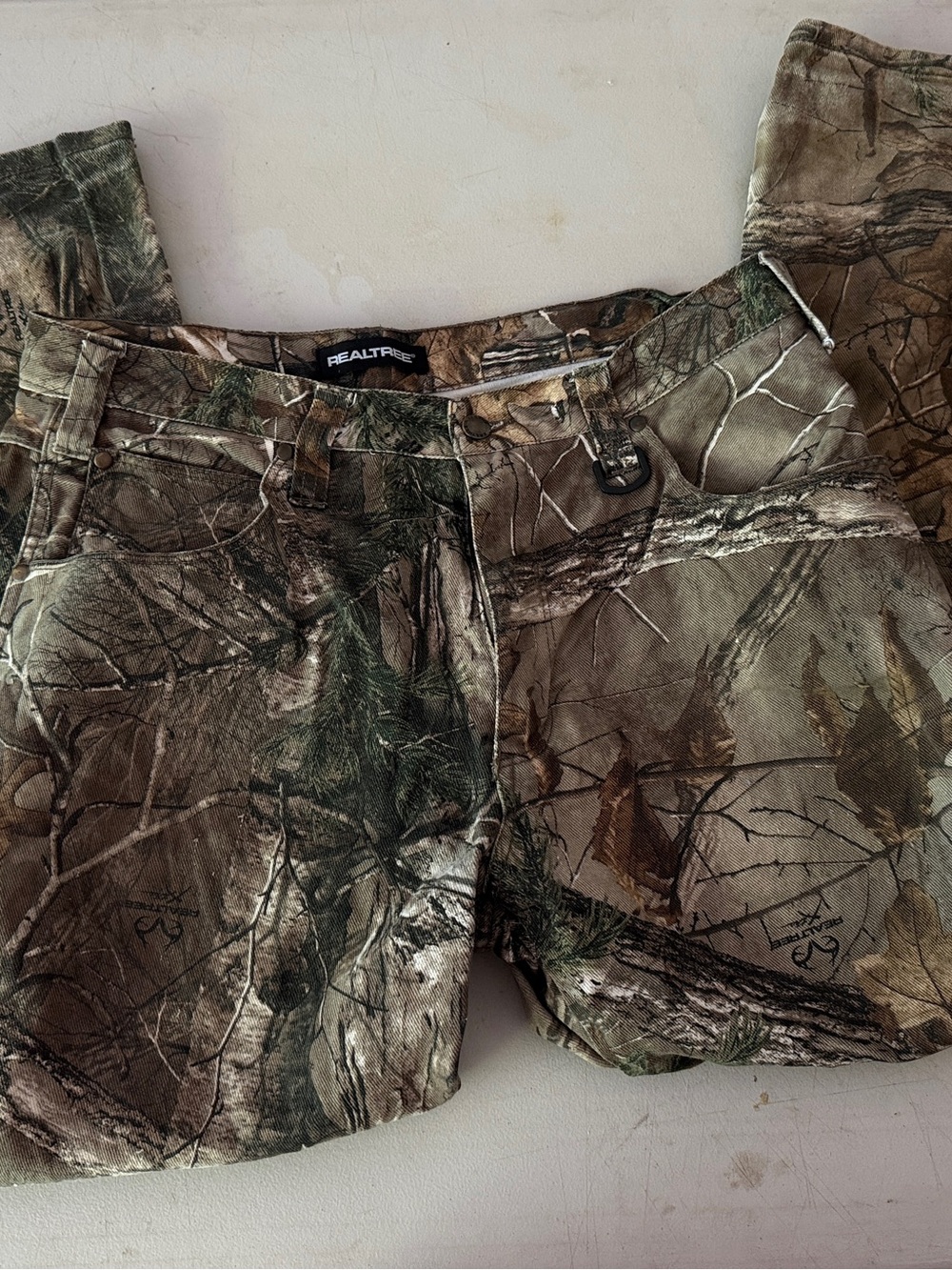 Realtree Woodland Camo Pants - Brown and Green Pattern